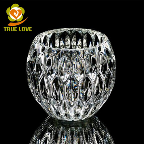 Small Crystal Glass Vase (2)