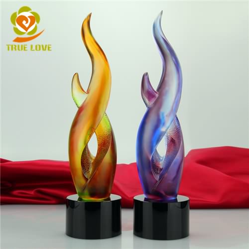 Colored Glaze Trophy