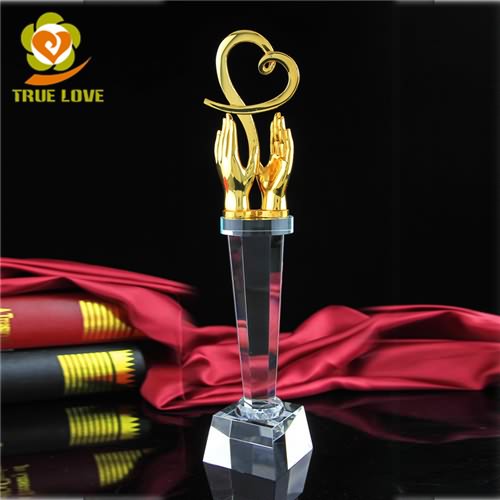 Crystal Metal Heart Award