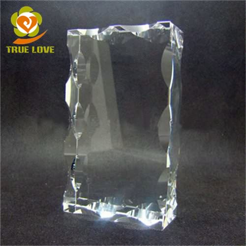 blank beveled crystal