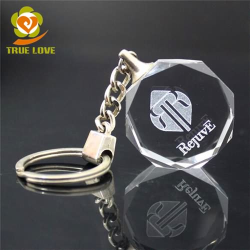 crystal octagon keychain (2)