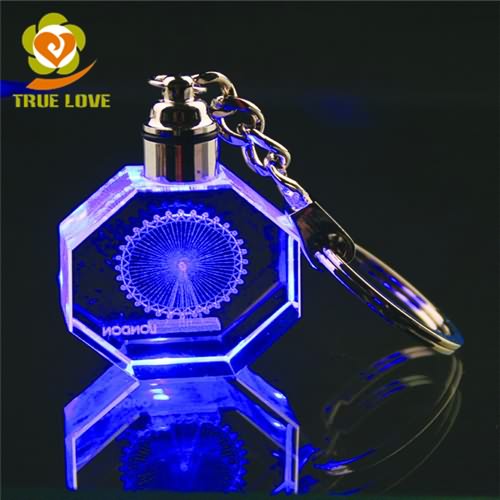 crystal octagon keychain (20)