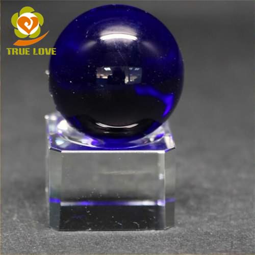 dark blue crystal sphere