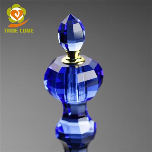 Blue Crystal Perfume Bottle
