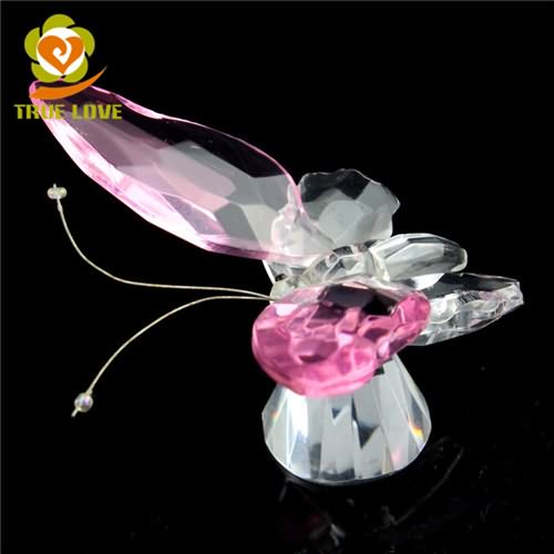Crystal Butterfly Aninal Figurines (2) Crystal Butterfly Aninal Figurines (2)