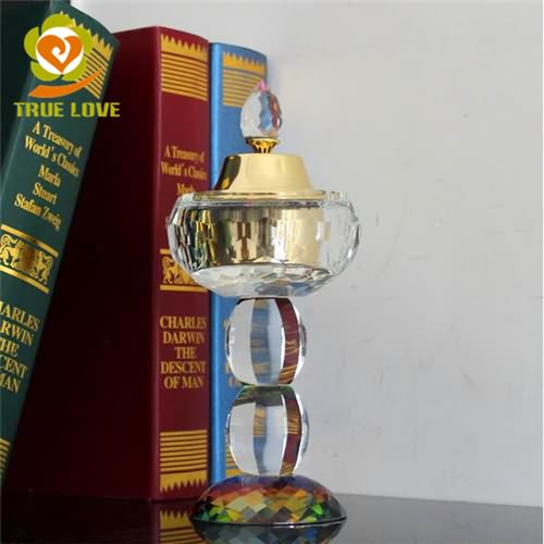 Crystal Glass Bottle Incense Burner (2)