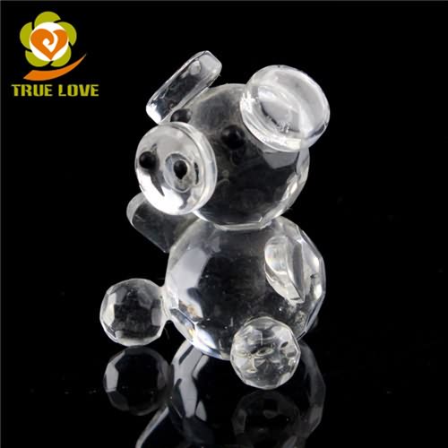 Crystal Glass Pig Ornaments (2)