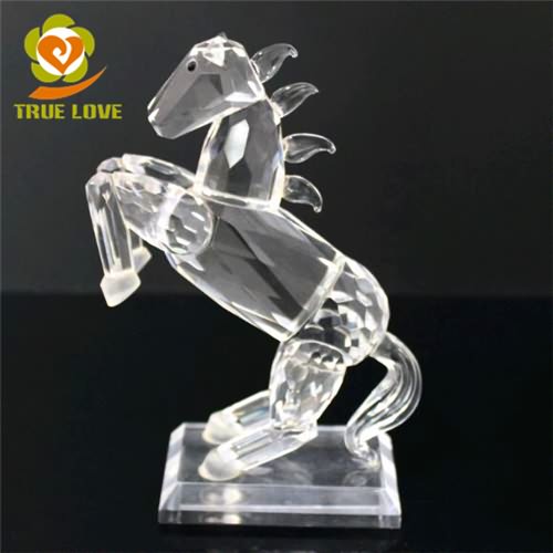 Crystal Horse Statues (4)