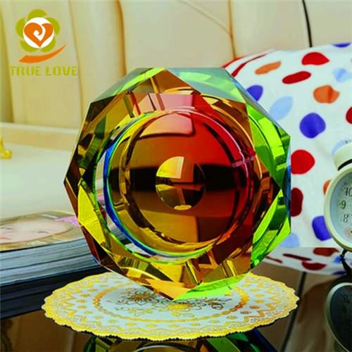 Crystal Outdoor Ashtrays (2) Crystal Outdoor Ashtrays (2)