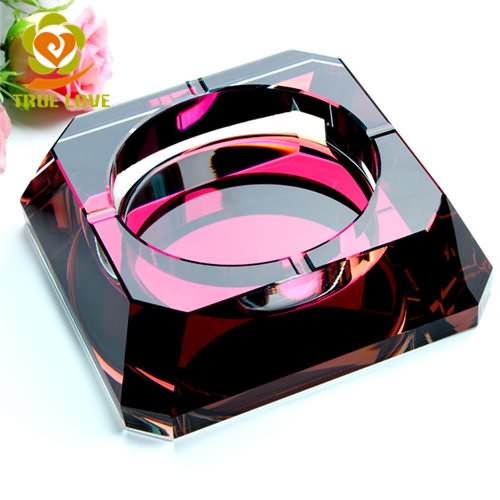 Crystal Standing Cigar Ashtray