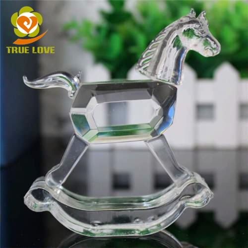 Glass Horse Sculptures (3)