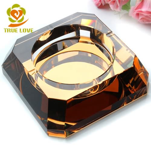 Gold Crystal Ashtrays