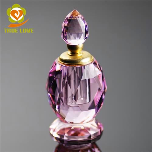 Pink Crystal Perfume Bottle