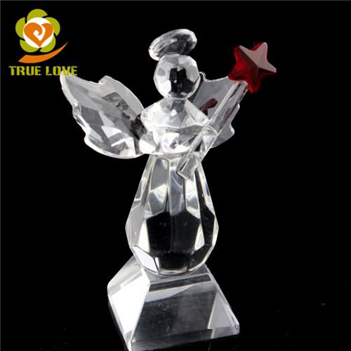 Crystal Christmas Angel Figurines (2)