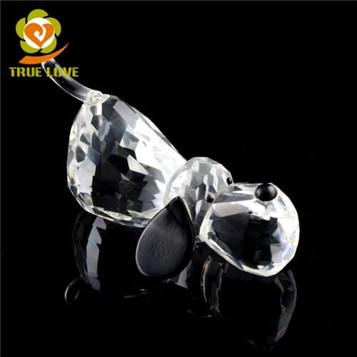 Crystal Dog Statues Figurines