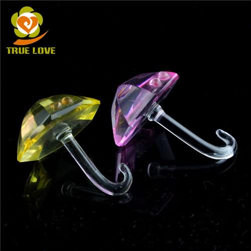 Crystal Glass Umbrella Figurines (1)