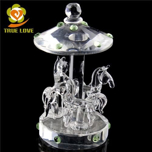 Crystal Horse Figurines