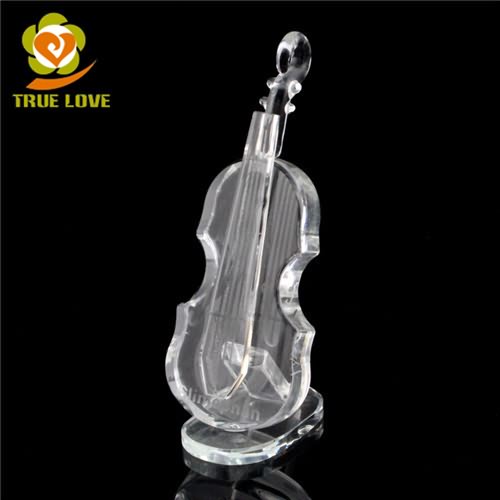 Glass Guitar Figurines