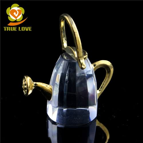 Glass Watering Pot Figurines