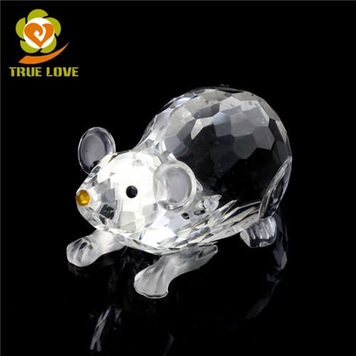 Lead Crystal Mouse Figurines (1)