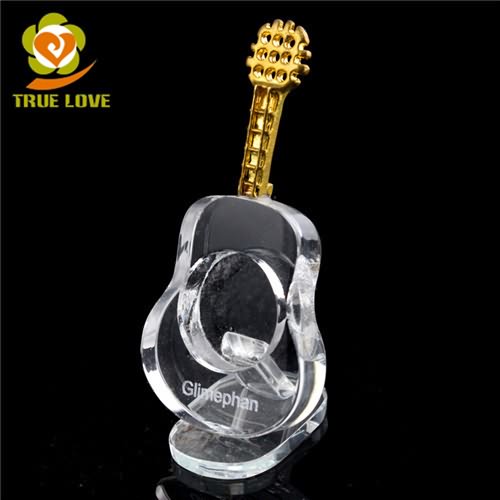 crystal Guitar Figurines