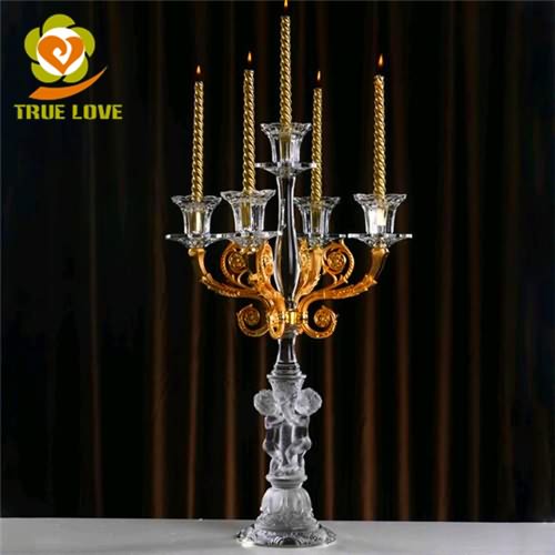 Crystal Candle Holders Candelabra (2)