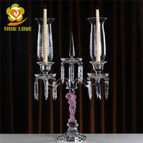 Glass Candle Holders (3)