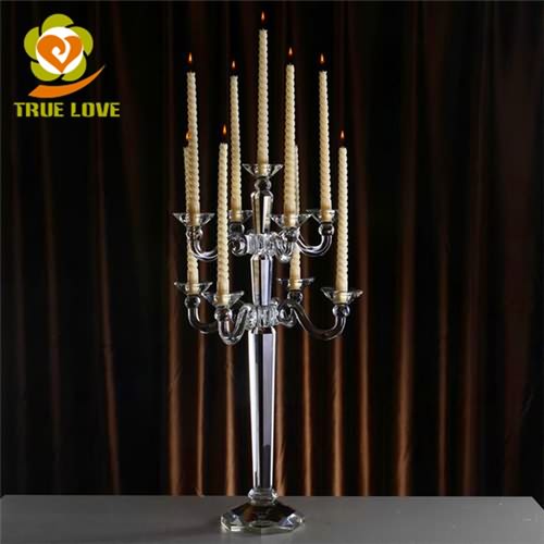 Glass Candle Holders Candelabra (2)